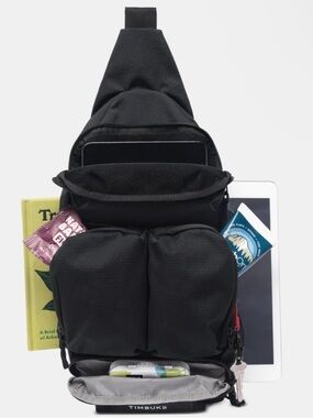 NEW TIMBUK2 Flight Crossbody Sling Bag Pack Backpack Travel Black UNISEX iPad